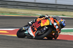 Moto2 Aragón - Miguel Oliveira sexto nos livres