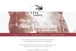 Menu Dia de São Valentim