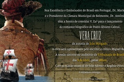 "Vera Cruz" de João Morgado apresentado na Embaixada do Brasil
