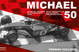 Museu da Ferrari presta homenagem a Michael Shumacher