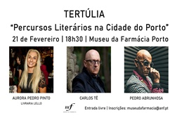 Tertúlia “Percursos literários na cidade do Porto”