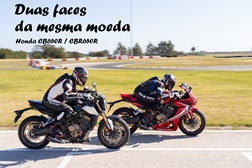 Teste Honda CB650R / CBR650R - Duas faces da mesma moeda
