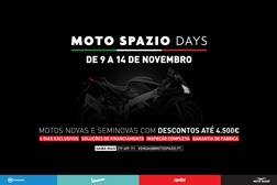Prepare-se para os descontos dos Moto Spazio Days!