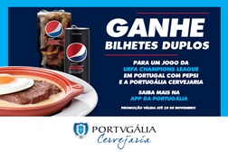 Cervejaria Portugália oferece bilhetes para jogos da UEFA Champions League em Portugal