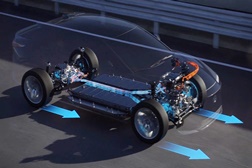 Lexus RZ oferece mais prazer de condução com o sistema DIRECT4 - Distribuição automática de binário entre os eixos dianteiro e traseiro (e-Axles)
