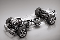 Mazda com Diesel de seis cilindros em linha com ultra-baixas emissões - No novo porta-estandarte Mazda CX-60