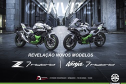 A Kawasaki Portugal revela novos modelos híbridos no Mundial Superbike em Portimão