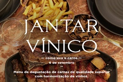Restaurante Coreto (Maia) organiza novo jantar vínico "Como uva e carne"