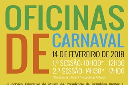 Cartaz das Oficinas de Carnaval