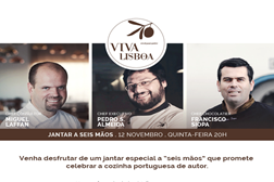 Jantar "a seis mãos" no Viva Lisboa