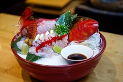 Sashimi de Peixe Papagaio