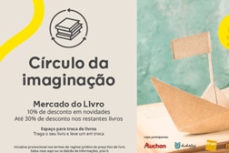 Mercado do Livro com descontos até 30% e Bookcrossing no MAR Shopping Matosinhos