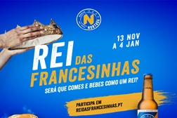 Cerveja Nortada oferece um ano de cerveja grátis ao Rei das Francesinhas