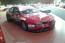 Alfa Romeo 156 de Martine Pereira esteve na Expo Clássicos em Guimarães
