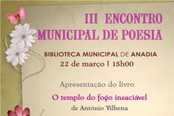 Anadia comemora Dia Mundial da Poesia
