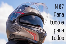 Teste Capacete Nolan N87