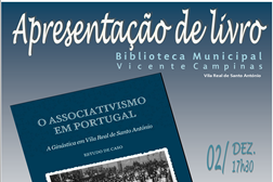Apresentação do livro O associativismo em Portugal - Estudo de Caso: a ginástica em Vila Real de Santo António - Dia 02 de dezembro de 2015