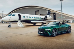 Bentley Bacalar inspira aviões de luxo personalizados da Flexjet - Inspiração para o jato privado Gulfstream G650 e o helicóptero Sikorsky S-76