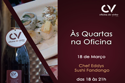 "Às Quartas na Oficina" com Sushi Fandango