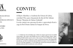 Lançamento do novo livro de Adriano Moreira dia 17 de Dezembro