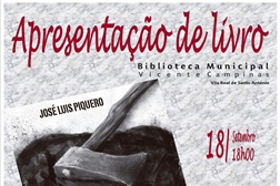 Apresentação do livro O Meu Psicopata - Dia 18 de setembro de 2015