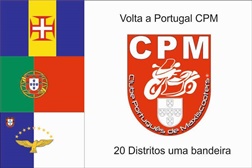Volta a Portugal CPM - 20 Distritos 1 Bandeira