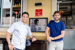Sócios Chef Carlos Afonso e Sergio Frade - Restaurante O Frade