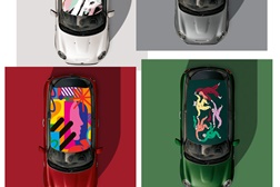Mini com Arte sobre Rodas que vai circular pela cidade - São cem viaturas personalizadas por artistas visualizadores e de design