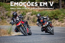 Comparativo Aprilia Tuono V4 1100 RR vs Ducati Streetfighter V4 S - Emoções em V