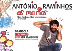 António Raminhos com hilariante humor apresenta em Grândola "As Marias"