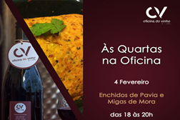 Migas e Enchidos de Mora abrem "Às Quartas na Oficina"