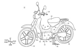 Honda regista patente de sistema de baterias removíveis para moto elétrica