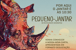 Geographia lança nova carta com pequeno-jantar