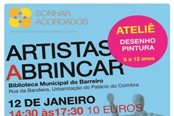 Ateliê "Artistas a Brincar" na Biblioteca do Barreiro - “Janeiro – O Primeiro Mês”
