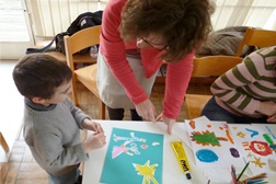Ateliê de Ilustração e Origami para crianças no AMAC