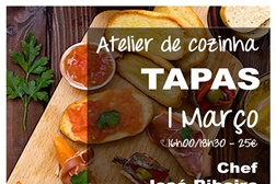 Atelier de cozinha dedicado às tapas no Bom Sucesso Gourmet