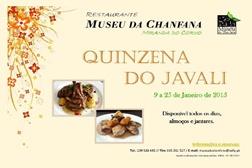 Quinzena do Javali no Restaurante Museu da Chanfana - De 9 a 25 de Janeiro em Miranda do Corvo