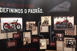 Exposição Indian Motorcycle no Cascais Shopping