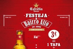 Estrella Damm junta-se às comemorações do 501º aniversário do Bairro Alto