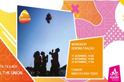 Espetáculos de Ginástica Acrobática no Alegro Castelo Branco