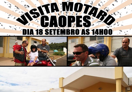 Motards Santa Maria visitam utentes do CAOPES da Santa Casa da Misericórdia