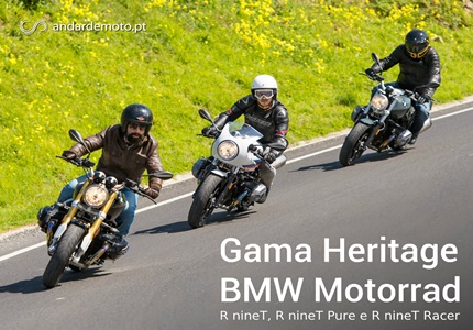 Teste Gama Heritage BMW Motorrad - RnineT, RnineT Pure e RnineT Racer