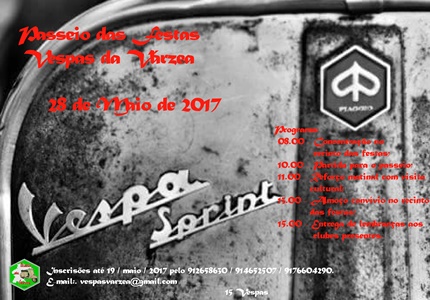 Passeio anual de Vespas do Clube Vespas da Várzea