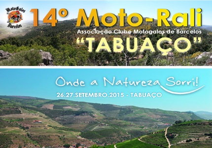 Tabuaço recebe 14º Moto-Rali Moto Galos a 26 e 27 de Setembro