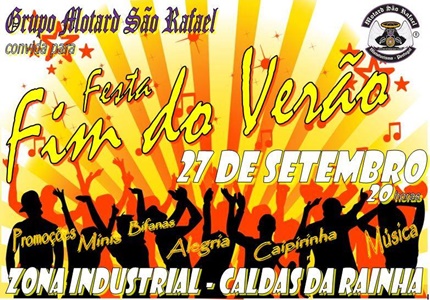 Festa Fim de Verão do Grupo Motard São Rafael