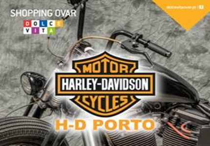 Exposição Harley-Davidson no Dolce Vita Ovar