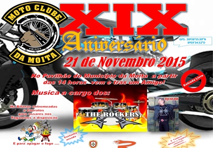 XIX Aniversário do Moto Clube Amigos da Moita