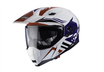 Capacetes integrais Caberg Xtrace combinam com Honda Africa Twin