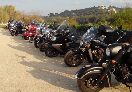 Proprietários Indian e Victory rumaram a Almourol