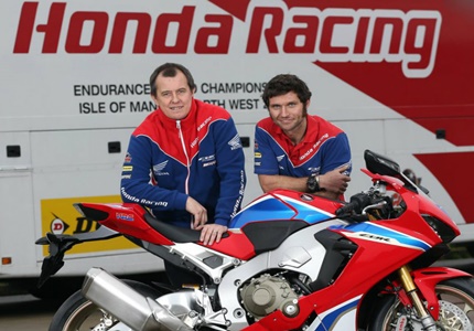 Guy Martin e John McGuinness completam a equipa Honda Racing para Road Racing
